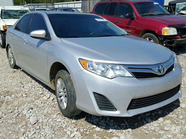 4T4BF1FK5DR292802 - 2013 TOYOTA CAMRY SILVER photo 1