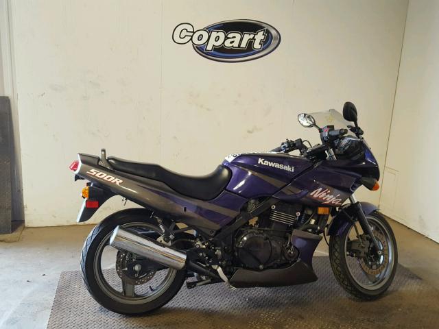 JKAEXVD131A064993 - 2001 KAWASAKI EX500 D PURPLE photo 9