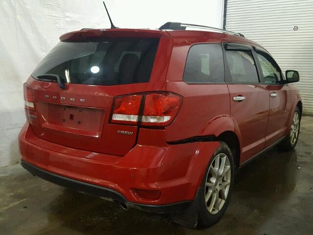 3C4PDDDG1DT612427 - 2013 DODGE JOURNEY CR RED photo 4