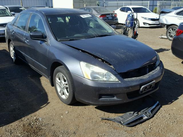 1HGCM56387A170175 - 2007 HONDA ACCORD SE CHARCOAL photo 1