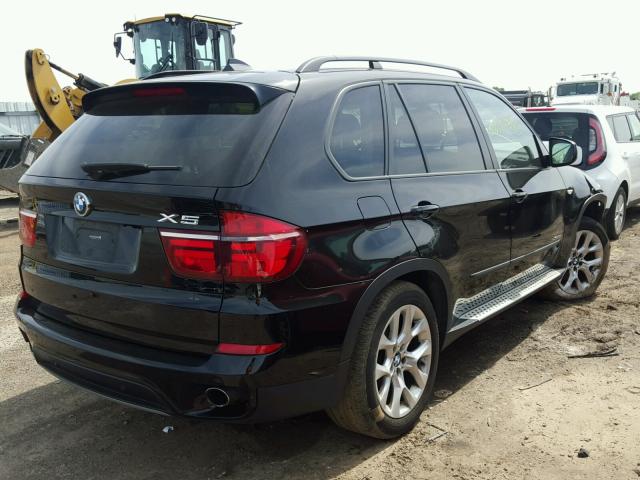 5UXZV4C59CL755494 - 2012 BMW X5 XDRIVE3 BLACK photo 4