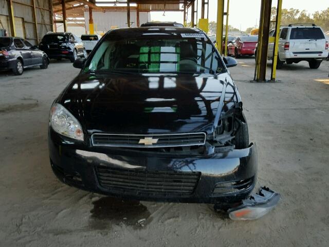 2G1WT58K379410689 - 2007 CHEVROLET IMPALA LT BLACK photo 9