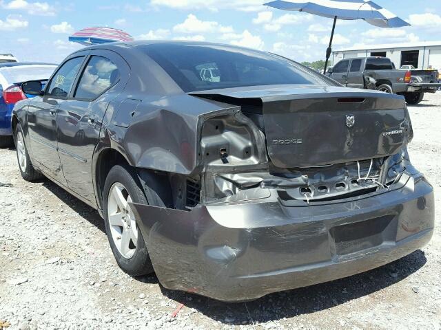 2B3KA43D39H596923 - 2009 DODGE CHARGER CHARCOAL photo 3