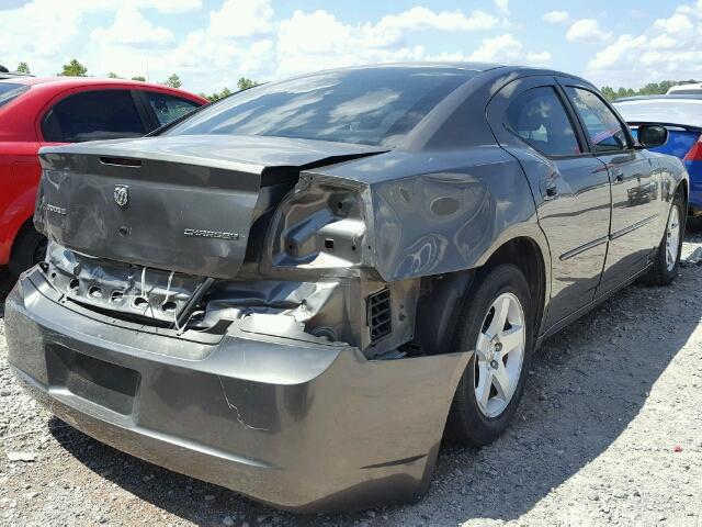 2B3KA43D39H596923 - 2009 DODGE CHARGER CHARCOAL photo 4