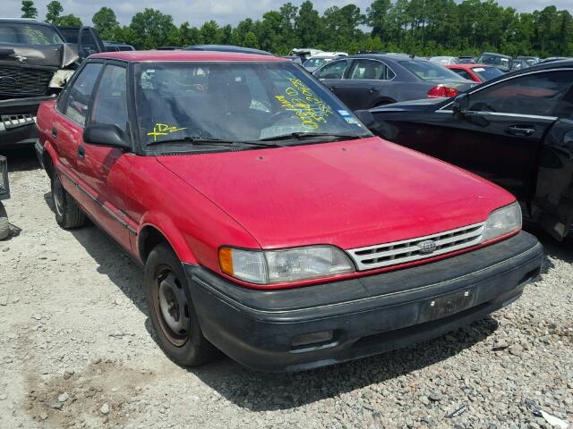 1Y1SK5466LZ135168 - 1990 GEO PRIZM BASE წითელი ფოტო 1