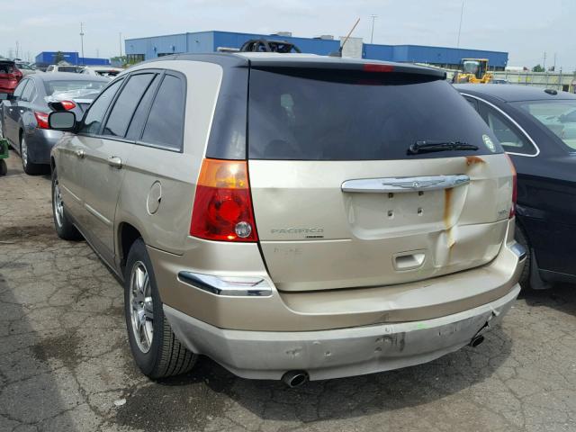 2A8GM68X57R253329 - 2007 CHRYSLER PACIFICA T GOLD photo 3