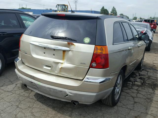 2A8GM68X57R253329 - 2007 CHRYSLER PACIFICA T GOLD photo 4