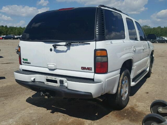 1GKEK63U35J184955 - 2005 GMC YUKON DENA WHITE photo 4