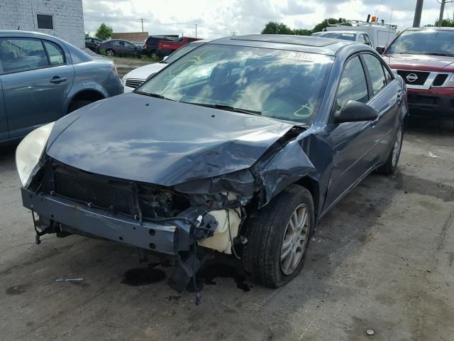 1G2ZG528154171038 - 2005 PONTIAC G6 BLUE photo 2