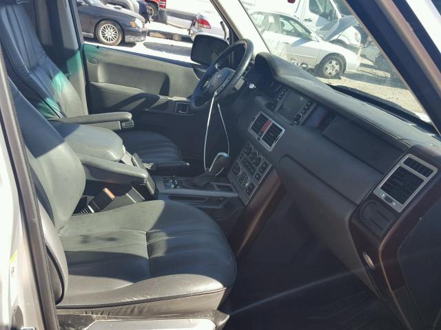 SALMF11445A182433 - 2005 LAND ROVER RANGE ROVE SILVER photo 5