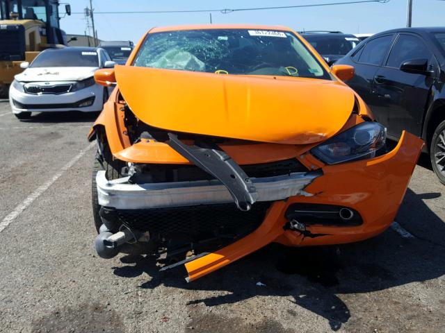 1C3CDFBA8DD299573 - 2013 DODGE DART SXT ORANGE photo 9