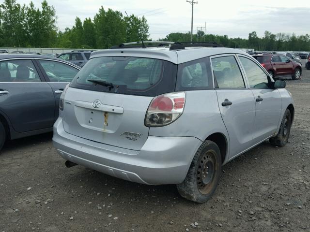 2T1KR32E36C620557 - 2006 TOYOTA COROLLA MA SILVER photo 4