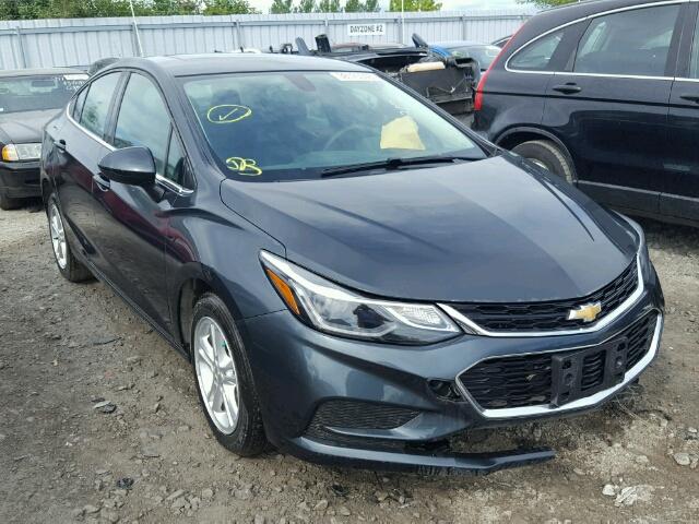 3G1BE5SM6HS594193 - 2017 CHEVROLET CRUZE LT GRAY photo 1