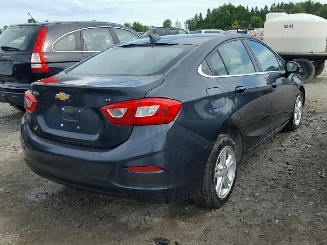 3G1BE5SM6HS594193 - 2017 CHEVROLET CRUZE LT GRAY photo 4