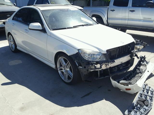 WDDGF54X59F355960 - 2009 MERCEDES-BENZ C 300 WHITE photo 1