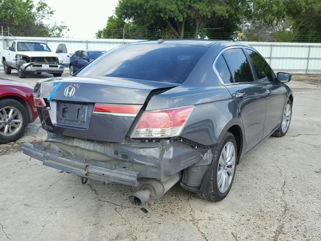 1HGCP2F80BA034441 - 2011 HONDA ACCORD EXL CHARCOAL photo 4