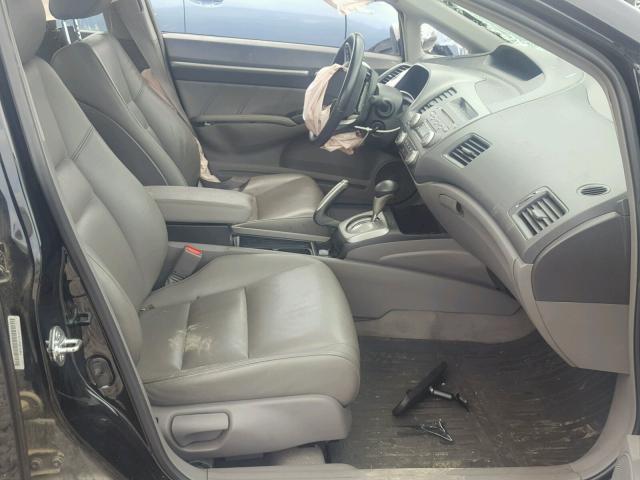 1HGFA169X9L001611 - 2009 HONDA CIVIC EXL 黑色 照片 5