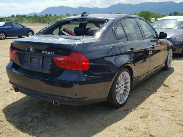 WBAPN7C53BA781283 - 2011 BMW 335 D BLACK photo 4