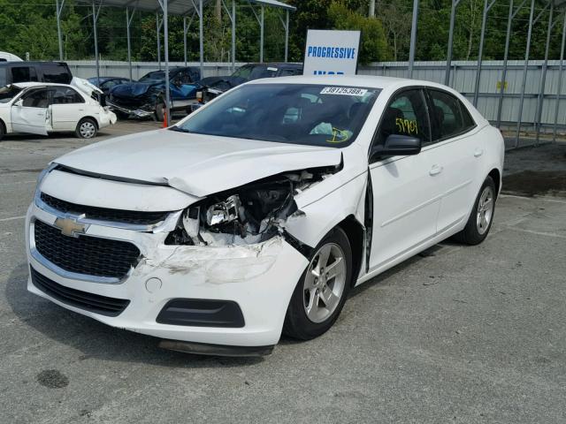 1G11B5SLXFF227147 - 2015 CHEVROLET MALIBU LS WHITE photo 2