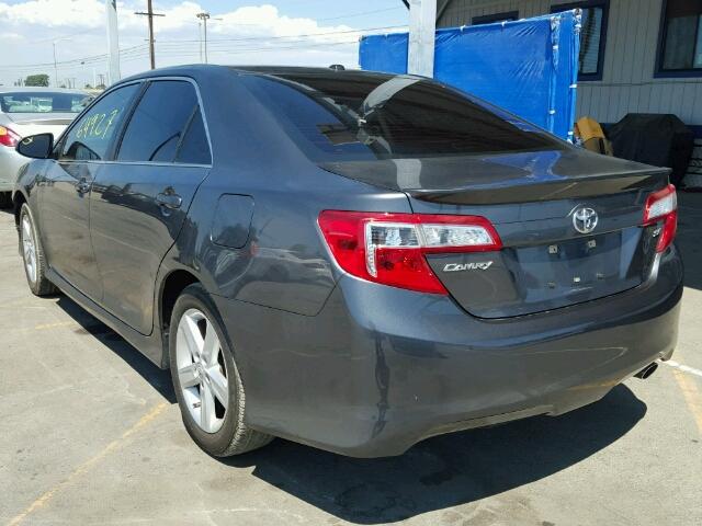 4T1BF1FK2DU228548 - 2013 TOYOTA CAMRY L GRAY photo 3