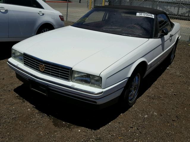 1G6VS3383NU125046 - 1992 CADILLAC ALLANTE WHITE photo 2