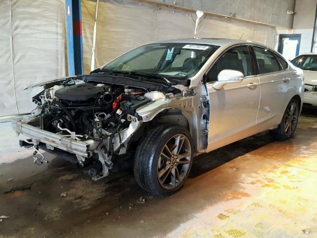 3FA6P0D93FR143277 - 2015 FORD FUSION TIT SILVER photo 2