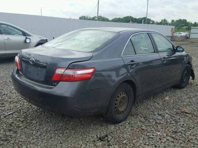 4T1BE46K17U053928 - 2007 TOYOTA CAMRY NEW GRAY photo 4