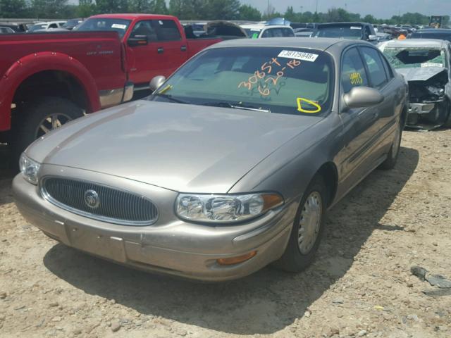 1G4HP54K224120123 - 2002 BUICK LESABRE CU BEIGE photo 2