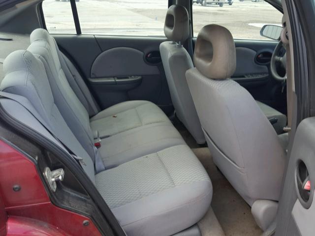 1G8AJ55F57Z178126 - 2007 SATURN ION LEVEL RED photo 6