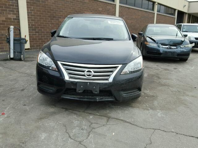 3N1AB7AP5FY247552 - 2015 NISSAN SENTRA S BLACK photo 10