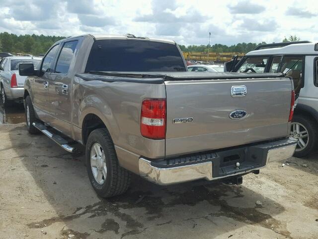 1FTRW12W85KD67737 - 2005 FORD F150 SUPER GOLD photo 3