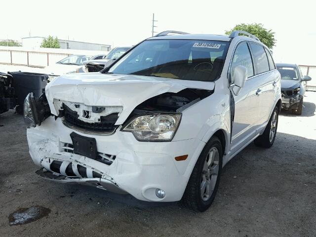 3GNAL3EK7ES593757 - 2014 CHEVROLET CAPTIVA LT WHITE photo 2