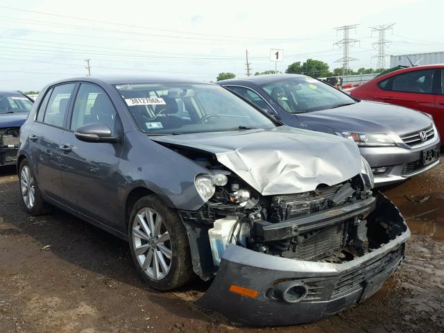 WVWNM7AJ1DW126185 - 2013 VOLKSWAGEN GOLF GRAY photo 1