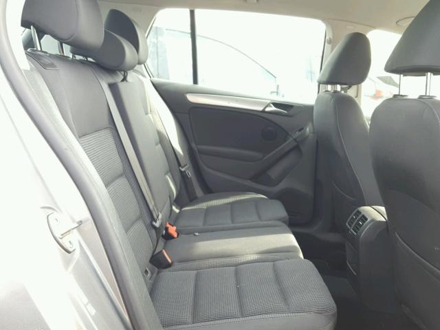 WVWNM7AJ1DW126185 - 2013 VOLKSWAGEN GOLF GRAY photo 6