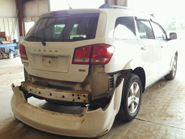 3D4PG1FG5BT543485 - 2011 DODGE JOURNEY MA WHITE photo 4