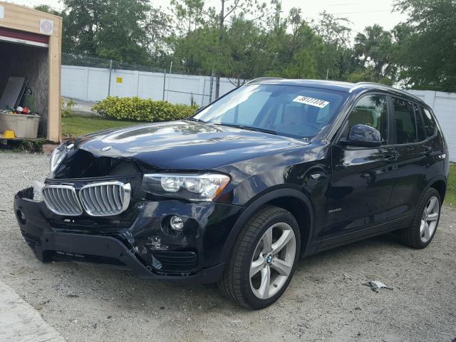 5UXWZ7C33H0X40411 - 2017 BMW X3 SDRIVE2 BLACK photo 2