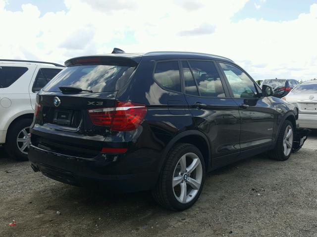 5UXWZ7C33H0X40411 - 2017 BMW X3 SDRIVE2 BLACK photo 4