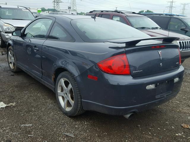 1G2AN18B087101080 - 2008 PONTIAC G5 GT GRAY photo 3