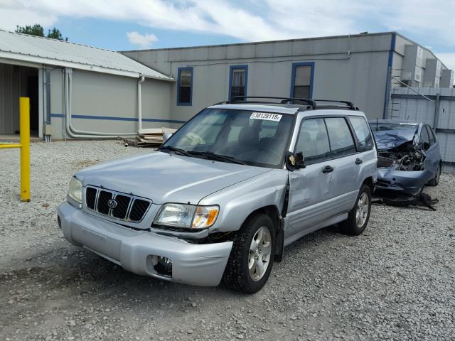 JF1SF65652H741651 - 2002 SUBARU FORESTER S ვერცხლისფერი ფოტო 2