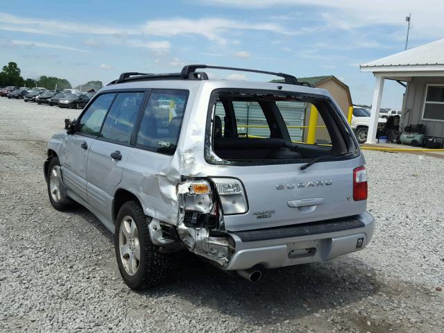 JF1SF65652H741651 - 2002 SUBARU FORESTER S ვერცხლისფერი ფოტო 3