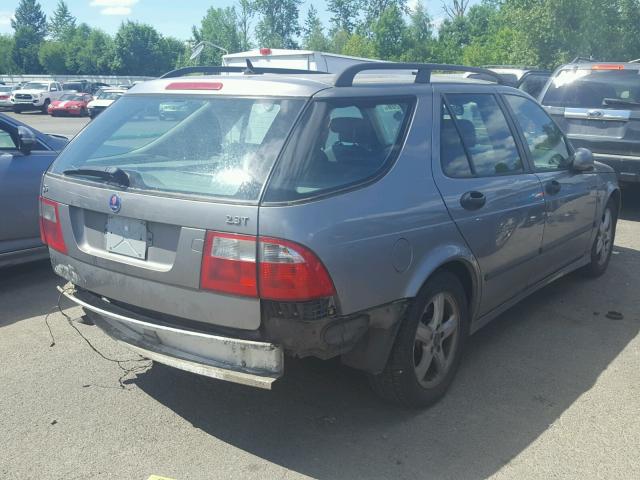 YS3ED55A643503778 - 2004 SAAB 9-5 ARC GRAY photo 4