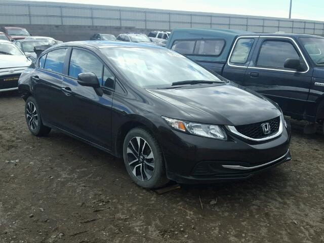 2HGFB2F82DH526680 - 2013 HONDA CIVIC EX BLACK photo 1