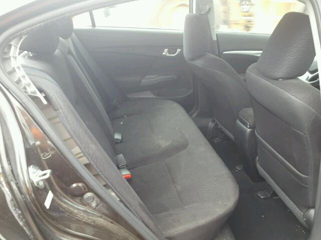 2HGFB2F82DH526680 - 2013 HONDA CIVIC EX შავი ფოტო 6