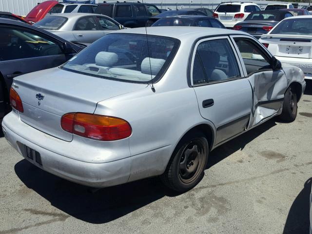 1Y1SK52881Z430757 - 2001 CHEVROLET GEO PRIZM 银色 照片 4
