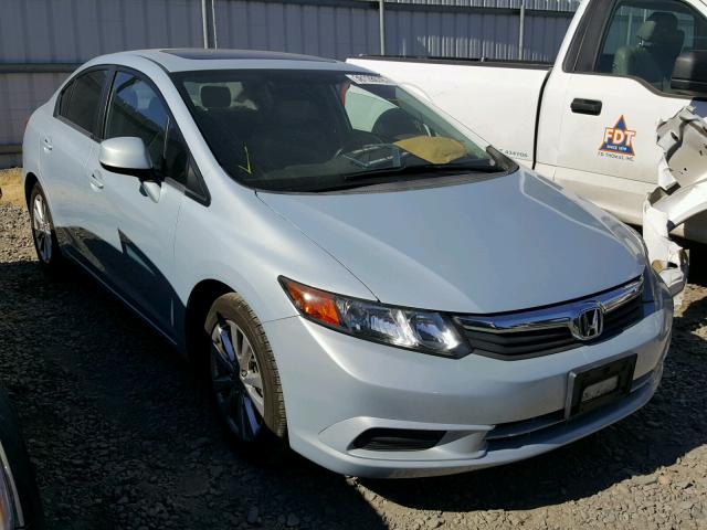 19XFB2F9XCE335557 - 2012 HONDA CIVIC EXL BLUE photo 1