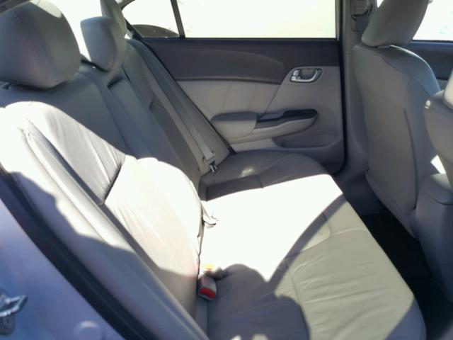 19XFB2F9XCE335557 - 2012 HONDA CIVIC EXL BLUE photo 6