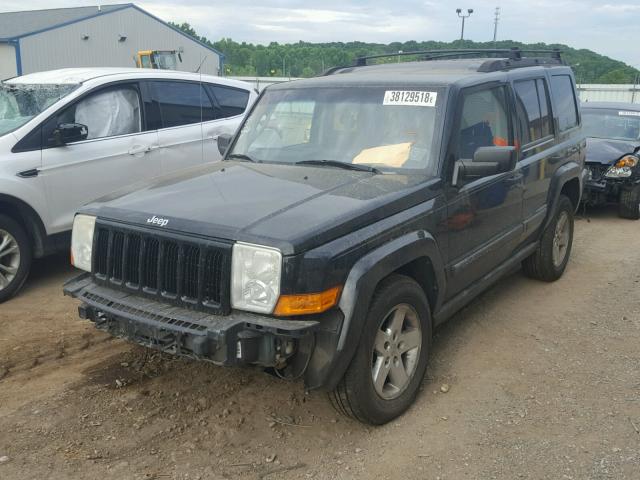 1J8HG48K86C209420 - 2006 JEEP COMMANDER შავი ფოტო 2