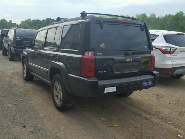 1J8HG48K86C209420 - 2006 JEEP COMMANDER შავი ფოტო 3