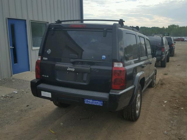 1J8HG48K86C209420 - 2006 JEEP COMMANDER შავი ფოტო 4