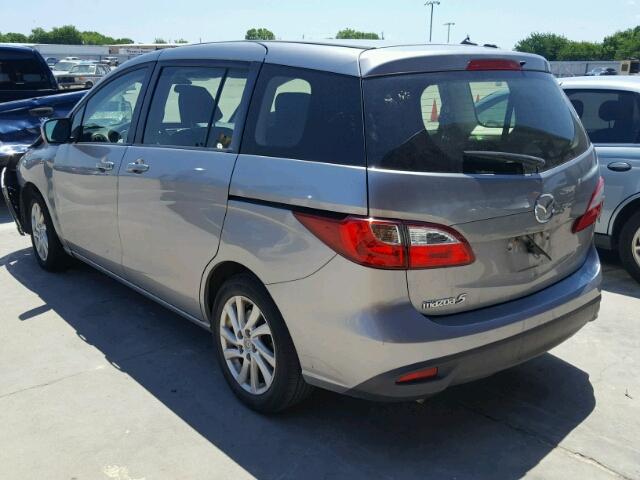 JM1CW2BL0C0139208 - 2012 MAZDA 5 GRAY photo 3